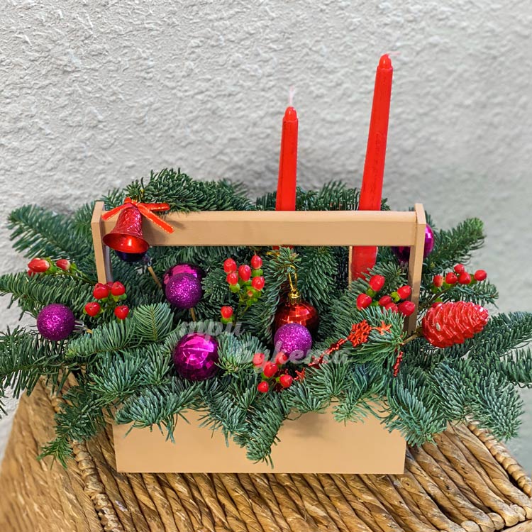 Новогодний подарок в ящичке